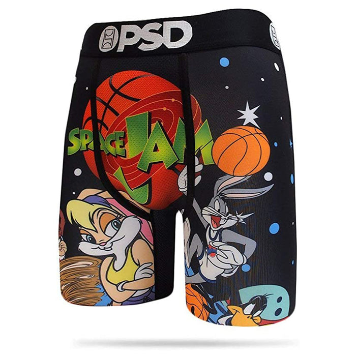 PSD Men's Space Jam Stretch Wide Band Boxer Brief Breathable Underwear