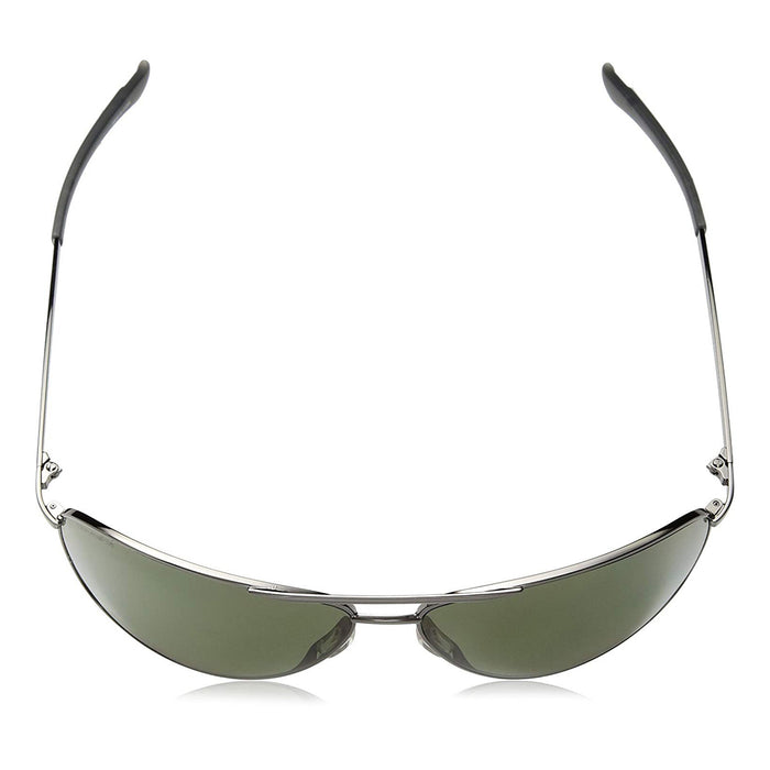 Serpico 2 Unisex Gunmetal Frame Gray Green Sunglasses | WatchCo.com
