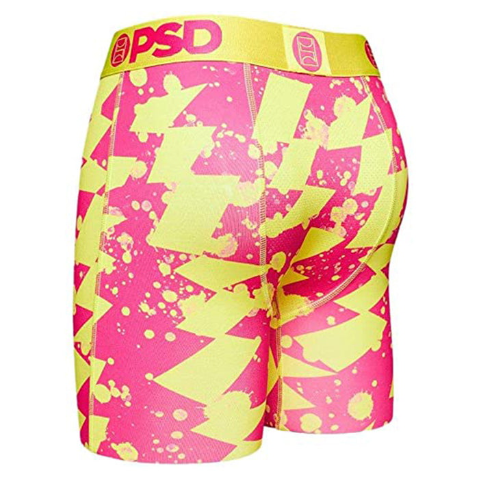 PSD Men's Neon Electric Printed Boxer Brief Pink Underwear