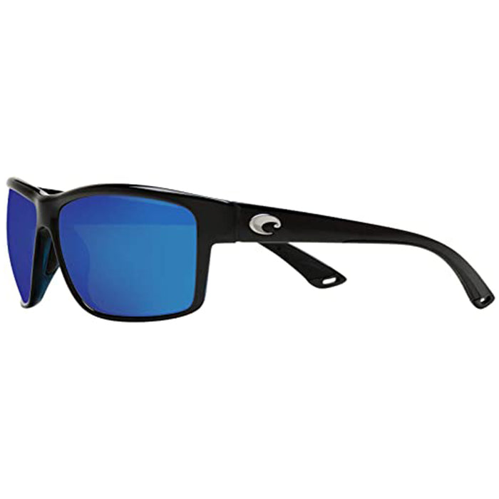 Costa Del Mar Mens Mag Bay Scratch Resistant Plastic Lenses Blue Mirrored Sunglasses - AA11OBMP