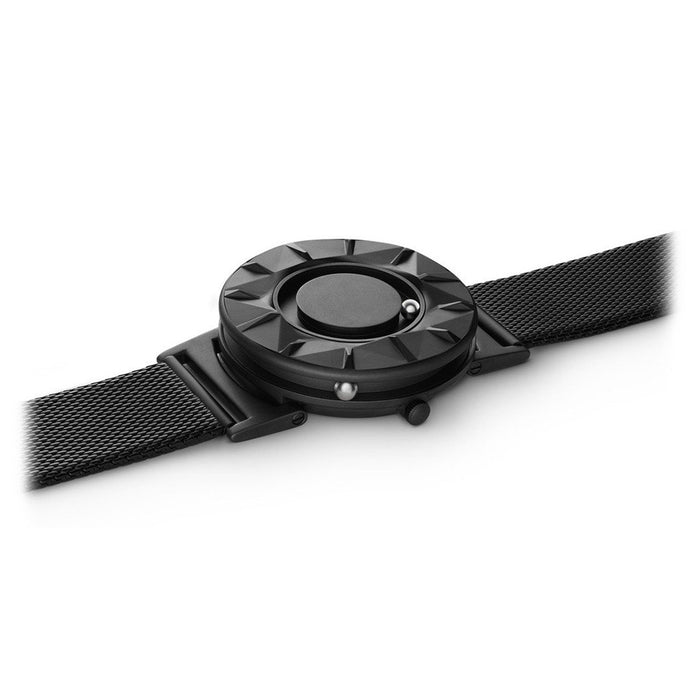 Eone Unisex Stainless Steel Black Case Black Mesh Band Round Watch - BR-CE-B