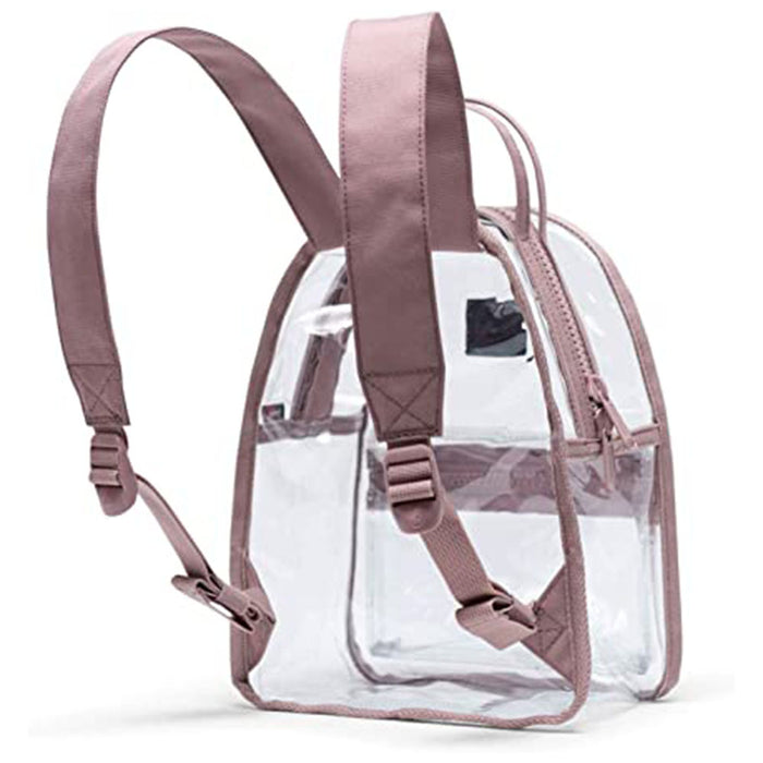 Herschel Unisex Ash Rose/Clear Nova Mini One Size Backpack - 10501-03823