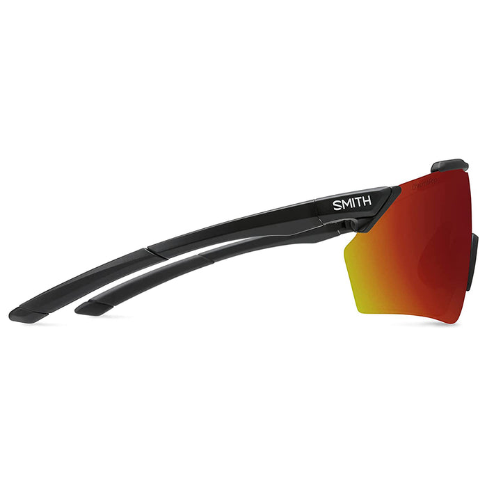 Smith Men's Matte Black Frame Chromapop Red Lens Non-Polarized Ruckus Sunglasses - 20152200399X6