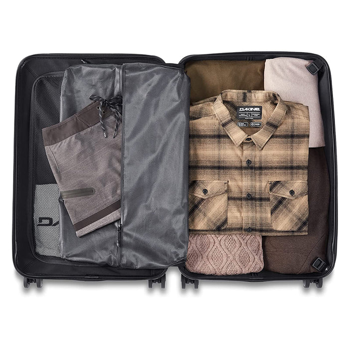 Dakine Unisex Black One Size Concourse Hardside Carry Travel Luggage Bag - 10003565-BLACK