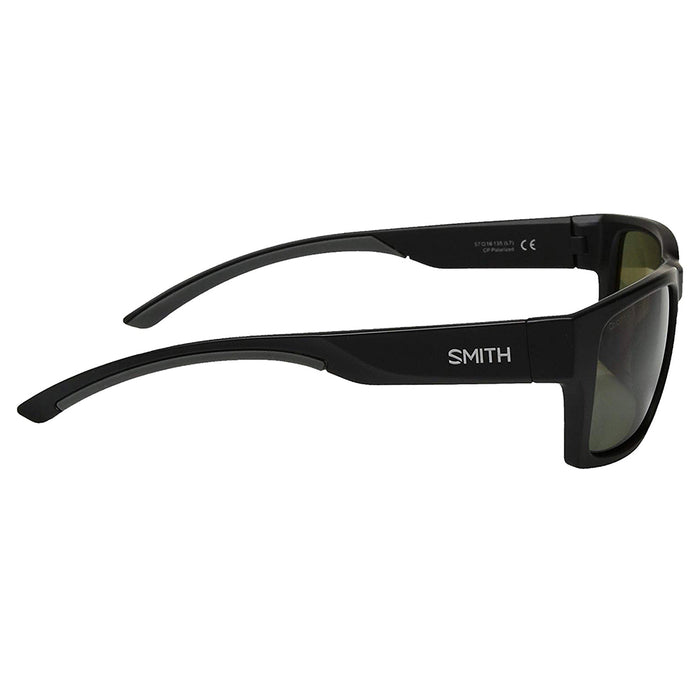 Smith Outlier 2 Unisex Matte Black Frame Gray Green Lens Rectangular Sunglasses - OU2CPGNMB