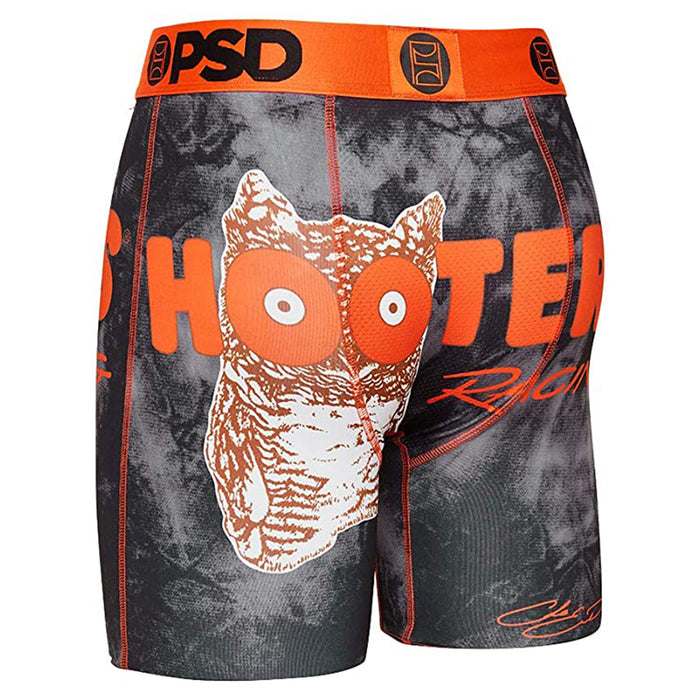 PSD Men's Black Hooters Racing Boxer Briefs Underwear - 121180078-BLK