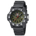 Luminox Men's Master Carbon Seal 3800 Series Gray Rubber Strap Green Dial Quartz Analog Watch - XS.3813.L - WatchCo.com