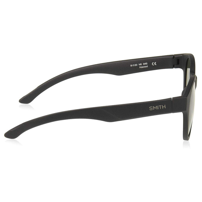 Snare Unisex Matte Black Frame Polarized Gray Green Lens Round Sunglasses - SNPPGNMB