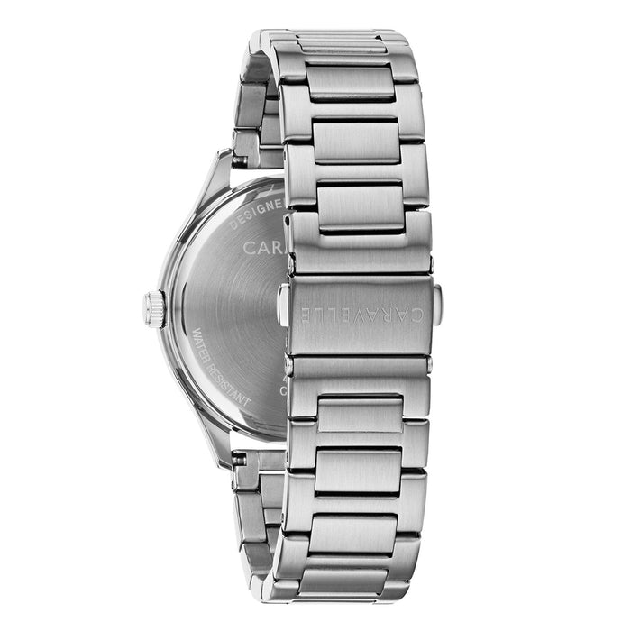 Caravelle Sport Womens Silver Tone Bracelet Band Silver Tone Quartz Dial Watch - 43L212