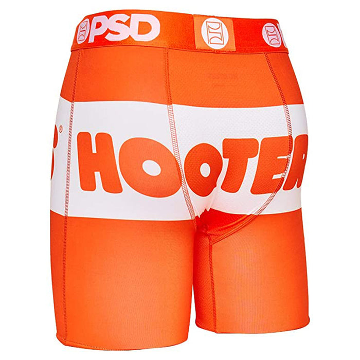 PSD Men's Orange Hooters Corp Logo Boxer Briefs Underwear - 121180077-ORG