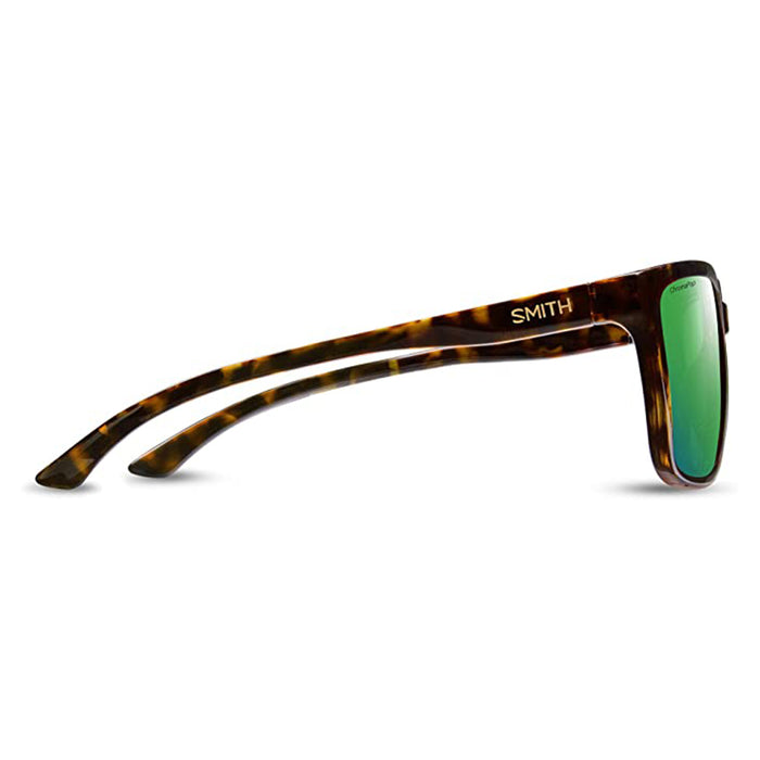 Smith Womens Vintage Tortoise Frame Green Mirror Lens Polarized Shoutout Lifestyle Sunglasses - 204450P6557UI