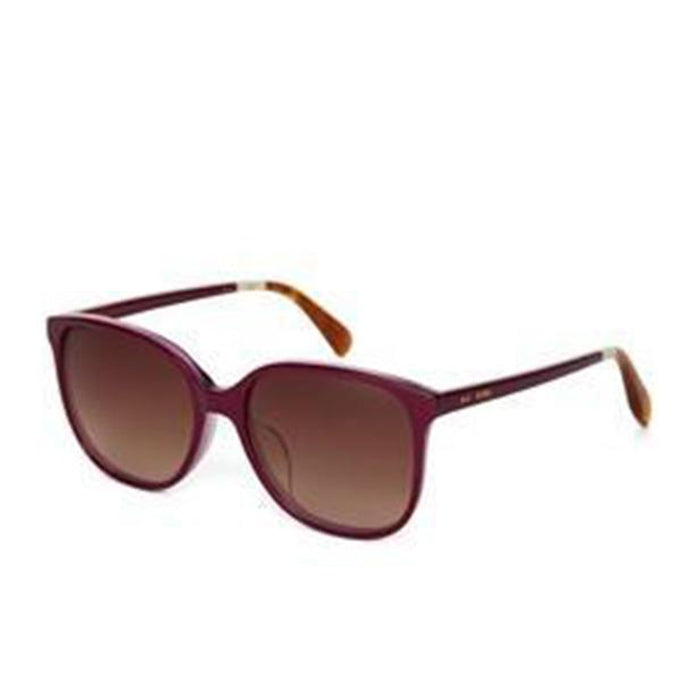 Womens Sandela Mulberry Frame Brown Gradient Lens Square Sunglasses - 10014814