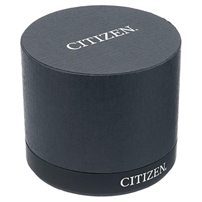 Citizen Mens Eco-drive Corso Blue Dial Gold Band Diamond Accents Stainless Steel Japanese Quartz Watch - BM7103-51L