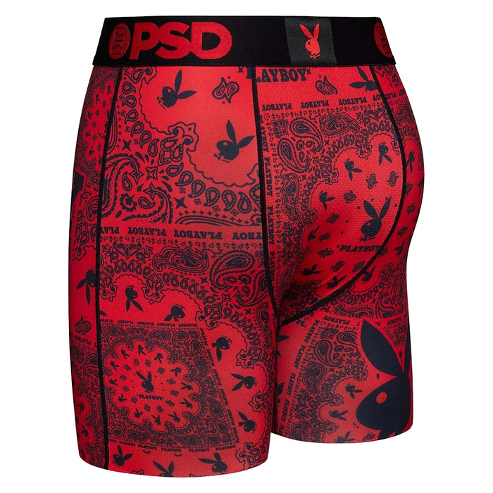 PSD Men's Red Playboy Paisley Boxer Briefs Underwear - 123180002-RED —  WatchCo