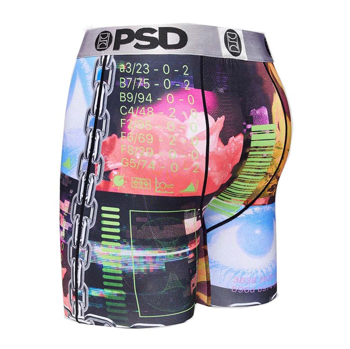PSD Men's Multicolor Interface Boxer Briefs Underwear - 322180086-MUL
