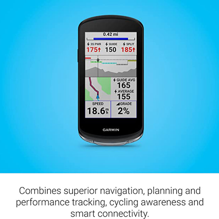 Garmin Black Edge 1040 On and Off-Road Spot-On Accuracy Long-Lasting Battery GPS Bike Computer Device Only - 010-02503-00