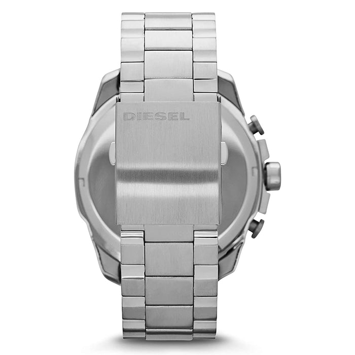 Diesel Mens Black Dial Silver Stainless Steel Band Quartz Watch - DZ4308