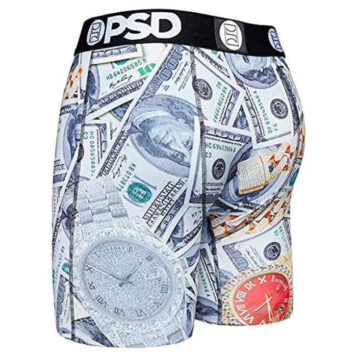 PSD Men's Black Money Shot Boxer Briefs Underwear - 121180017-BLK — WatchCo
