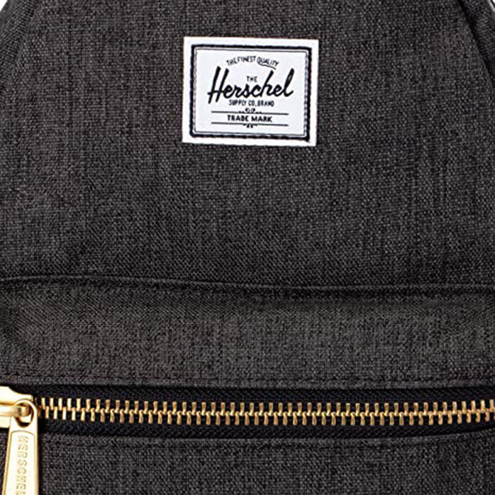 herschel 14l backpack Herschel Unisex Black Crosshatch Small 14L Nova Backpack