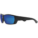 Costa Del Mar Mens Tuna Alley Blackout Frame Blue Mirror Polarized 580p Lens Sunglasses - TA01OBMP - WatchCo.com