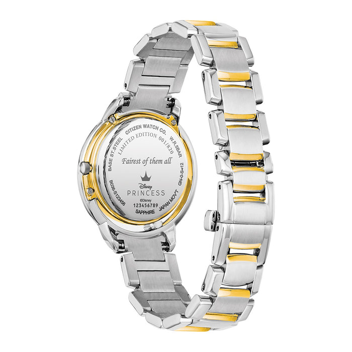 Citizen Women's Eco-Drive Disney Two-Tone Stainless Steel Bracelet Mother-of-Pearl Dial Analog Watch - EW5564-54D