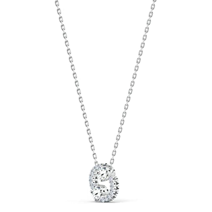 SWAROVSKI Womens All Zodiac Symbols Crystal Pendant Mixed Metal Finish Clear White Crystal Necklace - SV-5561422