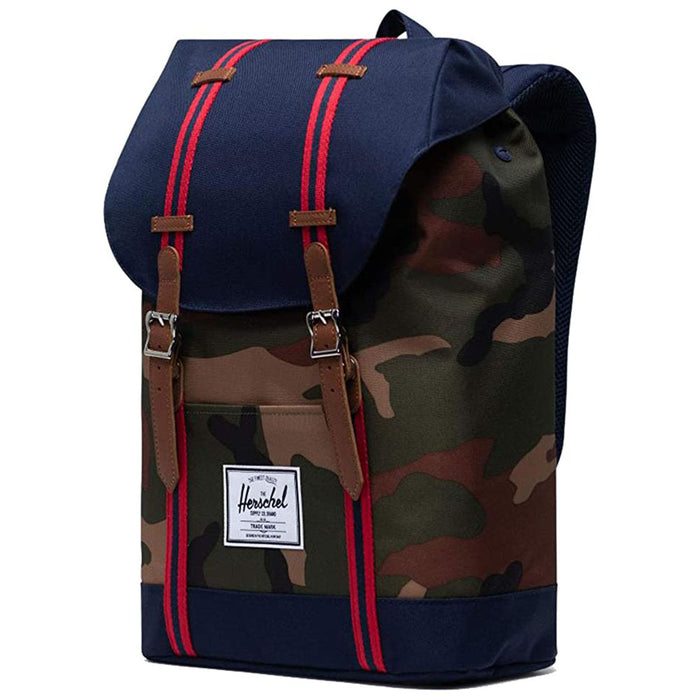 Herschel Unisex Woodland Camo/Peacoat/Tan Retreat One Size Backpack - 10066-04107-OS