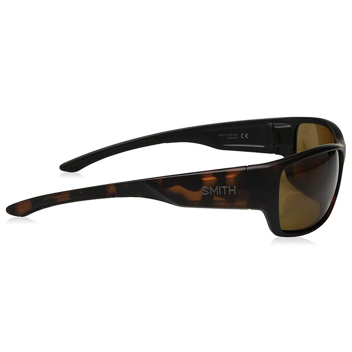 Smith Forge Unisex Matte Tortoise Frame Brown Polarized Lens Rectangular Sunglasses - FGPPBRMT
