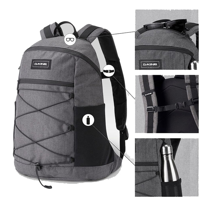 Dakine Wndr Pack 18L Greyscale Backpack - 10002629-GREYSCALE