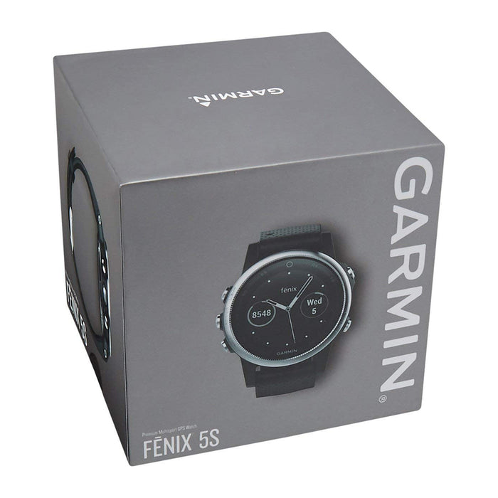 Garmin fenix 5X Plus Carbon Gray w/DLC Titanium Band  Multisport GPS Smart Watch - 010-01989-04
