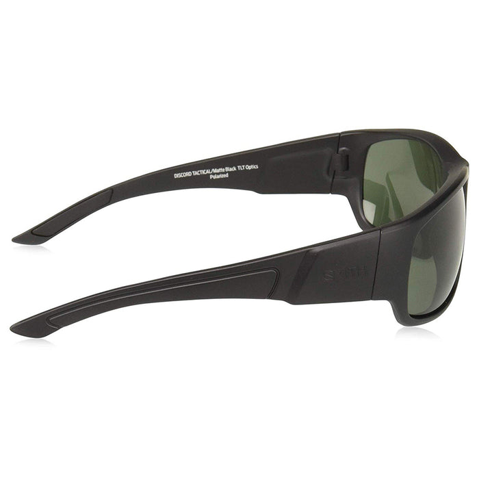 Smith Elite Discord Unisex Black Frame Polarized Gray Lens Wrap Sunglasses - DDTPPGYBK