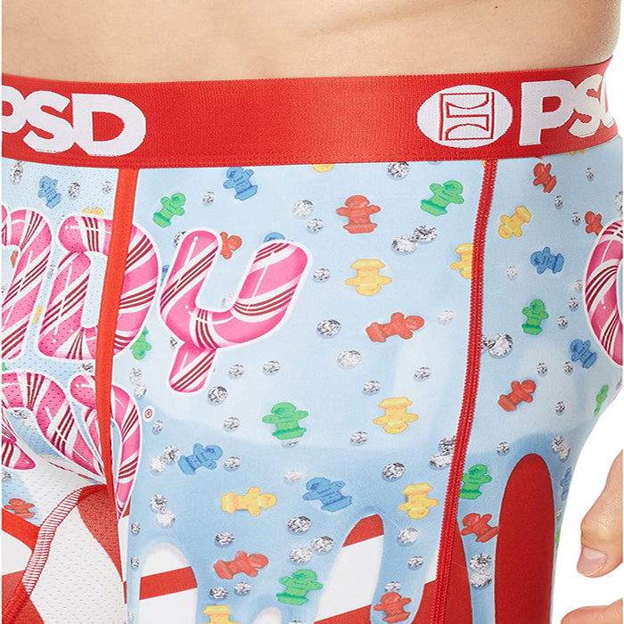 PSD Men's Multicolor Candy Land Drip Boxer Brief Breathable