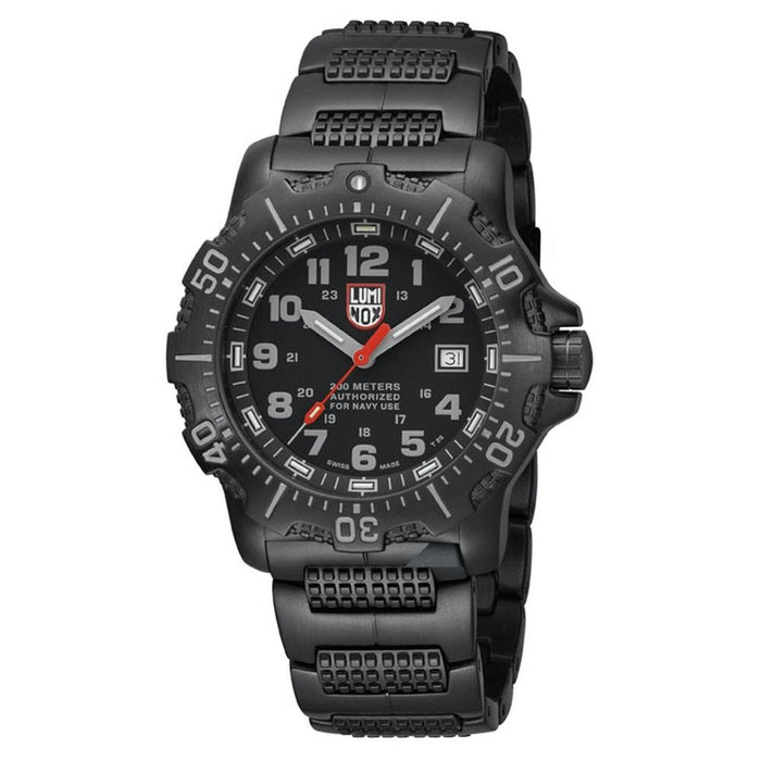 Luminox Men's ANU (Authorised for Navy Use) 4200 Series Black Stainless Steel Bracelet Black Analog Dial Quartz Watch - XS.4222.L - WatchCo.com