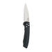 Benchmade Arcane AXIS S90V Satin Plain Blade Black Handles Flipper 3.2 Knife - BM-490S - WatchCo.com