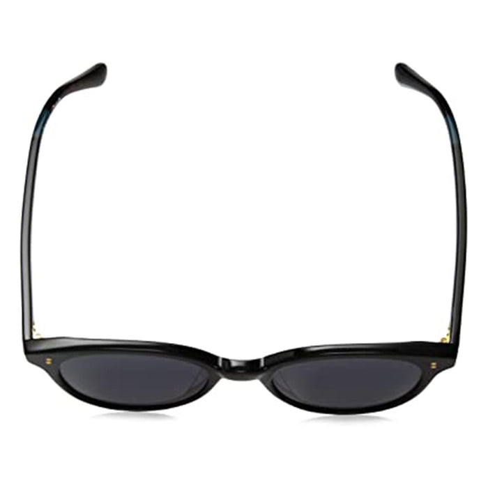 TOMS Womens Aaryn Round Shiny Black Sunglasses - 10013115