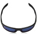 Costa Del Mar Mens Whitetip Black Frame Blue Mirror Polarized Lens Wrap Sunglasses - WTP01OBMP - WatchCo.com