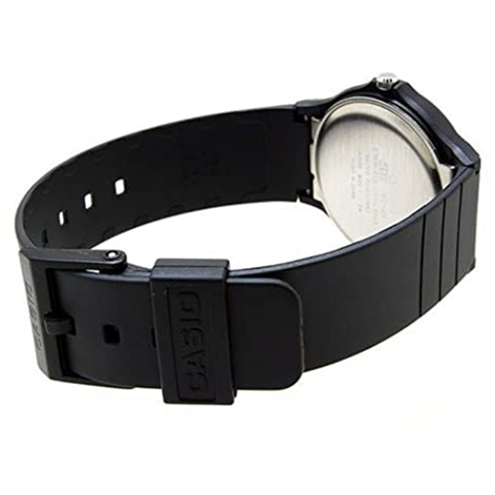 Casio Unisex White Dial Black Resin Strap Band Quartz Watch - MW-59-7EVDF