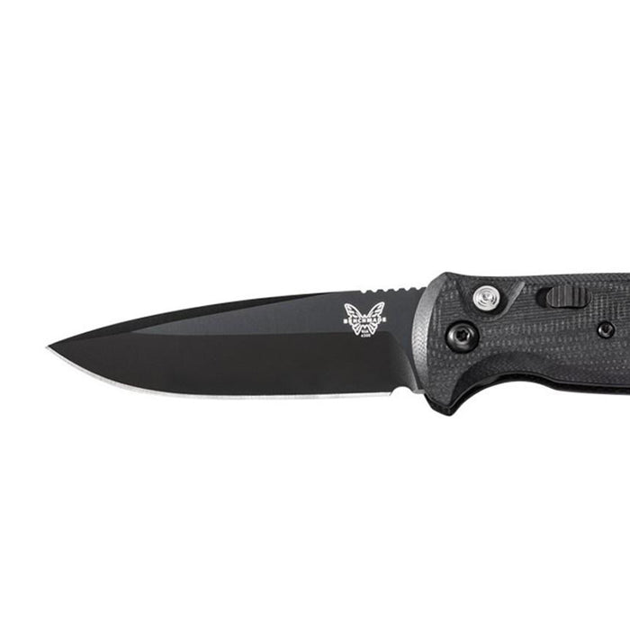 Benchmade Automatic CLA Folding 3.4 Stonewash Silver Blade Black G10 Handle Knife - BM-4300BK