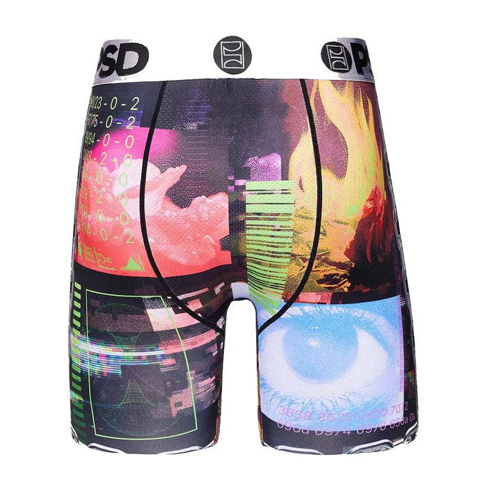 PSD Men's Multicolor Interface Boxer Briefs Underwear - 322180086-MUL