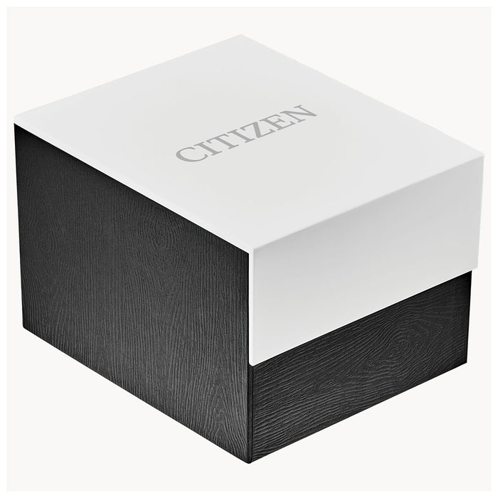 Citizen Eco Drive Corso Men's Silver-Tone Stainless Steel Black Quartz Analog Watch - BM7490-52E
