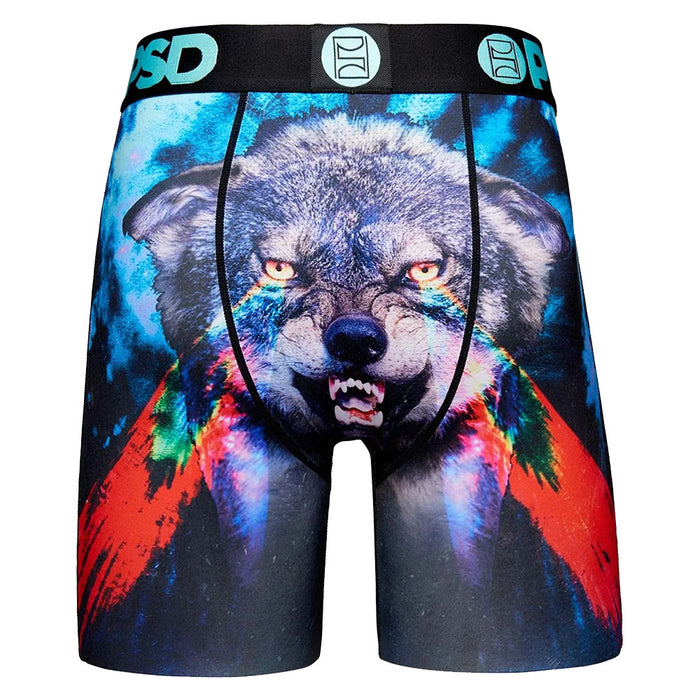 PSD Men's Multicolor Alpha Boxer Briefs Underwear - 422180086-MUL
