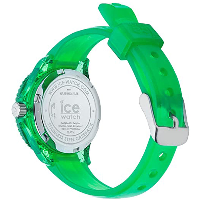 ICE Unisex Green Dial Band Quartz Watch - HA.NGN.M.U.15
