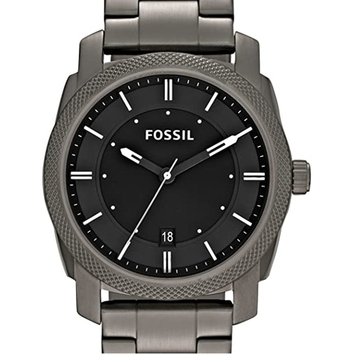 Fossil Men's Silver Dial Stainless Steel Band Quartz Watch - FS4774IE