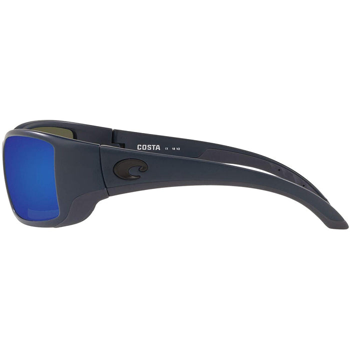 Costa Del Mar Mens Blackfin Midnight Blue Frame Grey Blue Mirror Polarized-580g Lens Sunglasses - BL14OBMGLP