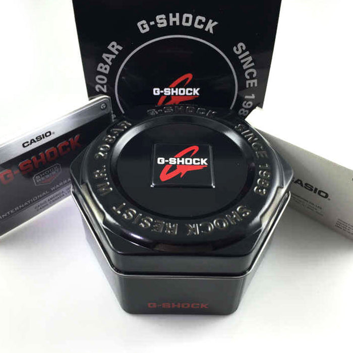 Casio Mens G-Shock Black Resin Band Black Digital Dial Quartz Watch - DW5600BBM-1