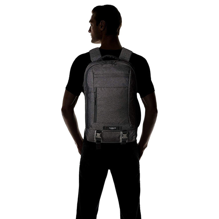 Timbuk2 OS Unisex Jet Black Static Melange Poly Authority One Size Backpack - 1815-3-1165