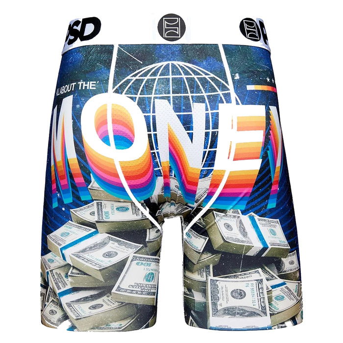 PSD Men's Multicolor About The Money Boxer Briefs Underwear - 422180066-MUL