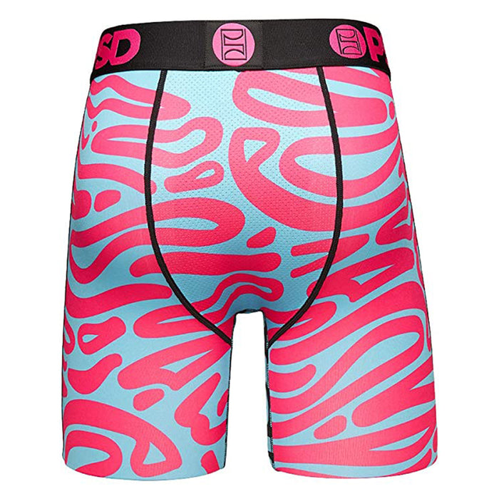 PSD Men's Multicolor Miami 90's Wave Printed Boxer Briefs Underwear - 121180003S-MUL