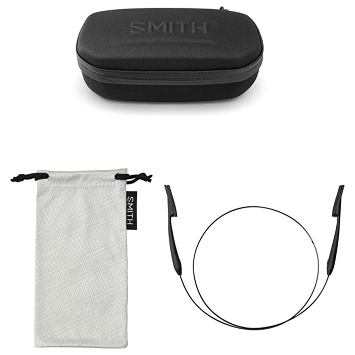 Smith Unisex Matte Moss Frame Chromapop Black Mirror Lens Polarized Guide's Choice XL Sport & Performance Sunglasses - 204448SIF636N