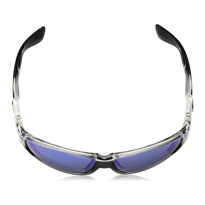 Costa Del Mar Mens Tuna Alley Crystal Frame Grey Blue Mirror Polarized-580g Sunglasses - TA39OBMGLP